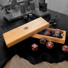 Load image into Gallery viewer, Cherry Magnetic Dice Box - Nomads Armory