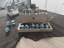 Load image into Gallery viewer, The additional foam insert is ideal for those looking to store miniatures as different thickness of foam are ideal for various accessories.