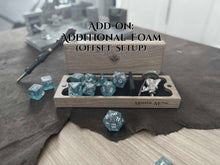 Load image into Gallery viewer, The additional foam insert is ideal for those looking to store miniatures as different thickness of foam are ideal for various accessories.
