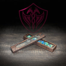 Load image into Gallery viewer, Wenge Oracle Dice Box